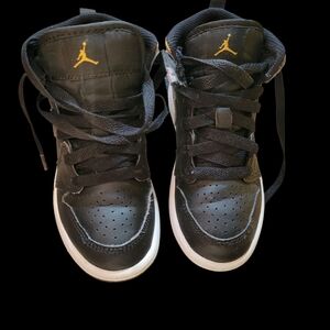 Jordan Kids Sneakers Black and Gold
